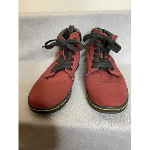 Dr. Martens Maelly Chelsea Boots Maroon Padded Collar Weatherproof Size 8 thumbnail 2