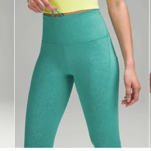 Lululemon Wunder Train HR Tight w Pockets 25” Blaze Maldives Green 12 thumbnail 2
