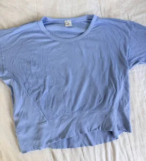 Offline by Aerie Light Blue Waffle Scoop sweater NWOT thumbnail 1