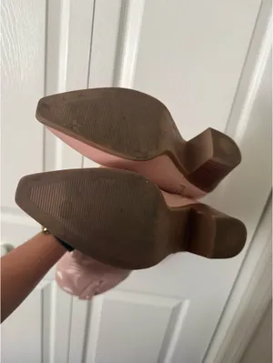 Altar'd State Pink Cowgirl Boots with Hearts thumbnail 4