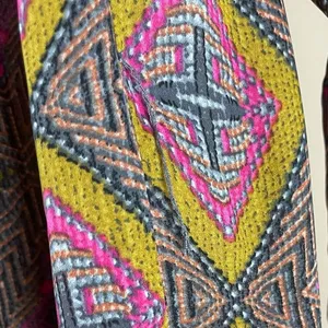 Hazel Large Boho Aztec Flowy Loose Dress Pleat V Neck Swim Cover Vacation Summer thumbnail 5