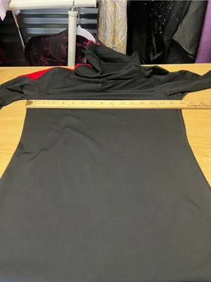 ALALA Race Turtleneck Top Black Red Mesh Thumbhole Athletic Top Size S thumbnail 12