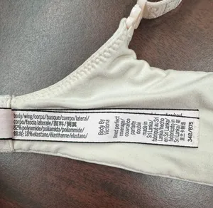 Victoria’s Secret Body By Victoria Lined Perfect Coverage Nude Sparkle Bra 34B thumbnail 6