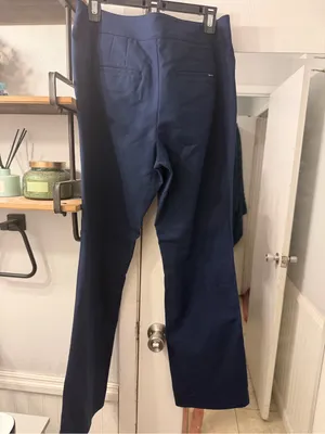 White House Black Market Navy Blue Bootcut Pants thumbnail 4