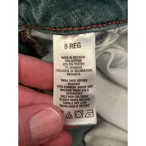 Aero High Rise Jegging Jeans Womens 8 Medium Wash Distressed Stretch Denim thumbnail 9