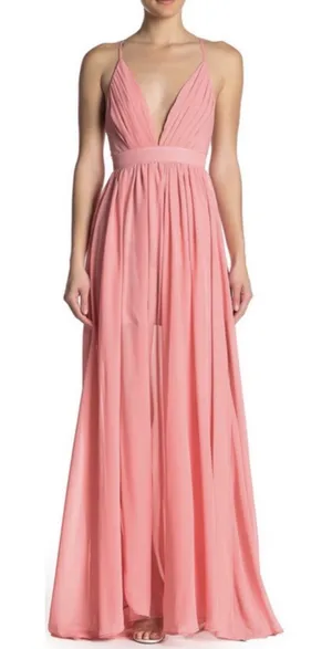 Meghan LA Geometric Seam Dress Buff Size Medium NWT $476 thumbnail 1