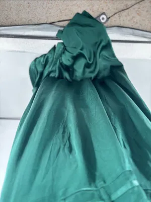 Lulus Extraordinary Presence Satin Strapless Maxi Dress 2X Dark Green NWT thumbnail 16