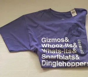 NWT Disney’s Ariel Mermaid lyric gizmo purple t-shirt, size large. thumbnail 1