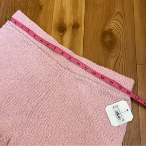 Altar’d State Lana High Rise Pink Pull-On Sweater Knit Shorts NWT XXL Cotton thumbnail 2