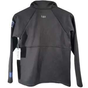 LIJA Women's Black‎ Royal 1/4 Zip Moisture Wicking Athletic Pullover Top S thumbnail 2
