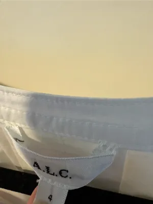 ALC Frank Chloe White Blouse | Size 4 thumbnail 6