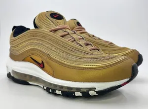 Nike Air Max 97 OG Golden Bullet Metallic‎ Gold DQ9131-700 Womens 8 Sneakers thumbnail 1