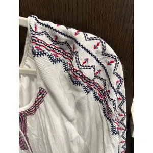 Old Navy embroidered‎ hobo white dress 2XL thumbnail 2
