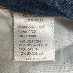 Judy Blue Straight Leg Denim Jeans Size 25‎ EUC thumbnail 5