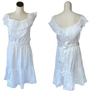 Ralph Lauren NWT LAUREN RALPH WHITE OFF THE SHOULDER EYELET EMBROIDERY BOHEMIAN DRESS thumbnail 2