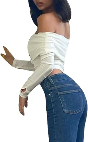 Amazon Off The Shoulder Top thumbnail 3