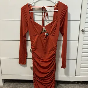 Tiger Mist Entity Dress Rust thumbnail 2