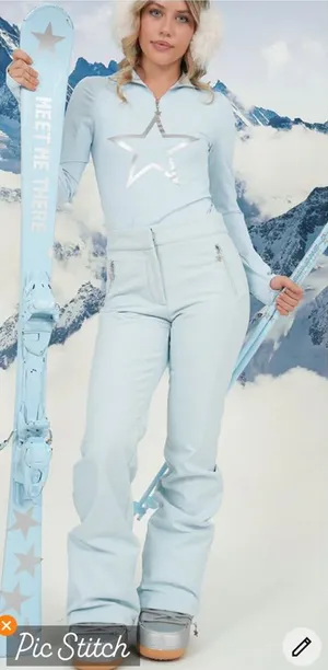 Meet Me There Snowfall Ski Pants Light Blue Size undefined thumbnail 1