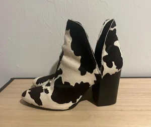 Steve Madden Cow Print Boots thumbnail 1
