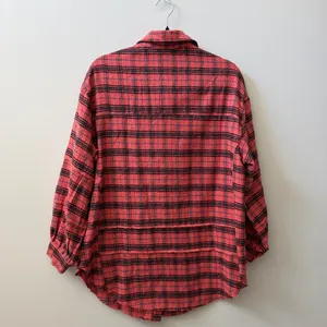 BURNOUT VINTAGE Teen Spirit Flannel in Red - Size Small - NWT New thumbnail 2