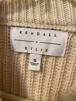 Kendall & Kylie Beige Sweater thumbnail 3