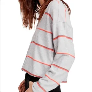 Free people‎ make you mine stripe sweater M thumbnail 2