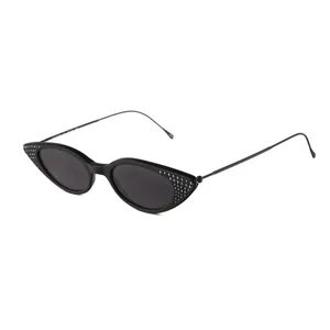 illesteva Marianne Sunglasses Black w/ Silver Swarovski thumbnail 4
