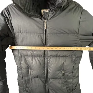 Columbia Puffer Jacket Down Fill‎ Faux Fur Trim Hood Black Women Size S XL5984 thumbnail 6