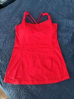 LULULEMON Free To Be Tank in Love Red colorway Size 6 thumbnail 11