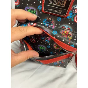 Loungefly Marvel‎ Avengers Tattoo Floral Mini Backpack thumbnail 10