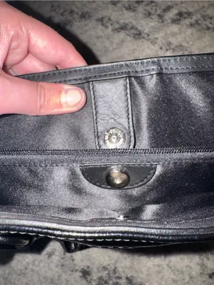 Coach Black Signature Canvas Tote thumbnail 10