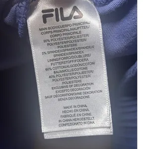FILA Womens Velour Half Zip Hoodie Size M Blue Velvet Logo Y2K Athleisure‎ thumbnail 7