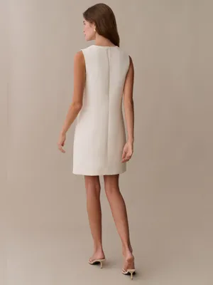 NWT Few Moda Althea Dress size XL Cream Ivory flower mini bride o.p.t thumbnail 6