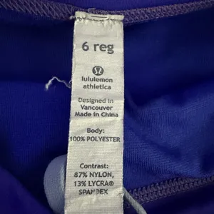 Lululemon Women's Run Skirt Size 6 Blue Pleated‎ Back Hidden Zipper Pocket thumbnail 8