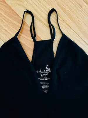 Free People Intimately Black Bodysuit XS thumbnail 4