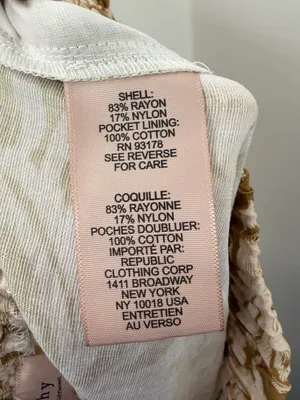 Philosophy Republic Floral Wide Leg Pull-On Pants S NWT Tan Cream thumbnail 8
