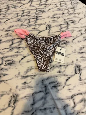 Kinis By Carter Safari Barbie Bikini Bottom Size L. thumbnail 2
