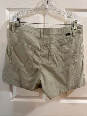 Prana Women's Shorts in Light Khaki thumbnail 6