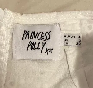 Princess Polly White Mini Skirt thumbnail 2