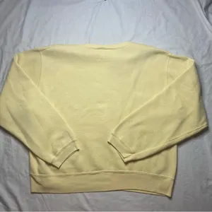 Vintage Gitano Butter Yellow Rockport Mass Crewneck Sweatshirt Size XL thumbnail 2