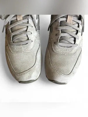 New Balance 696 Classic Women's Running Shoes WL696WPG Gray Suede Size 9 thumbnail 5