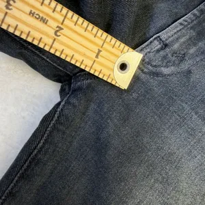 MOTHER Stunner Zip‎ Ankle Step Fray Jeans All I Want Faded Black Skinny Size 26 thumbnail 9
