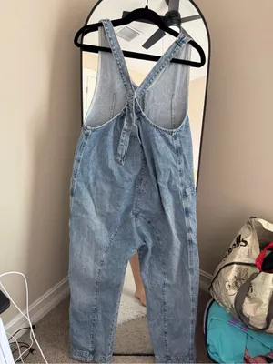 We The Free Free People High Roller Denim Jumpsuit thumbnail 5