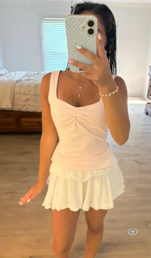 Aeropostale White Mini Skirt thumbnail 1