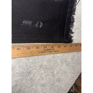 risen black fray jeans‎ straight leg size 9 thumbnail 8