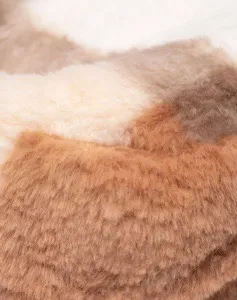 Adika Brown Squared Faux Fur Bucket Hat thumbnail 2