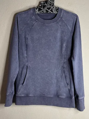 Lululemon Scuba Crew Wash Washed Purple Quartz size 4 thumbnail 2