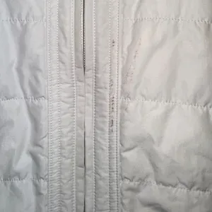 Lululemon Extra Mile Puffer Size 8 White Hooded Quilted Insulated Full Zip‎ thumbnail 8
