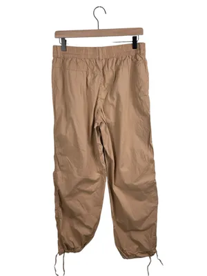 No Boundaries Cargo Parachute Pants Womens Size Small Khaki Tan Cotton Baggy Y2K thumbnail 2