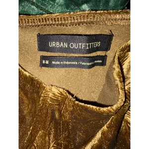 Urban Outfitters Barbaro Velvety Golden Playsuit Romper size Med NEW thumbnail 13